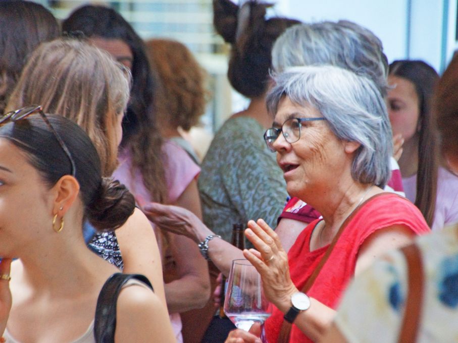 Networking und Austausch beim anschliessenden Apéro Riche. Foto: Stiftung 3FO (FK)